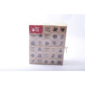 Solid Surprises, Message Stamp Set, Holiday, Birthday, Christmas, Objects